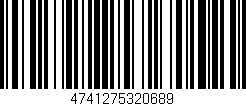 Código de barras (EAN, GTIN, SKU, ISBN): '4741275320689'