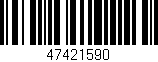 Código de barras (EAN, GTIN, SKU, ISBN): '47421590'