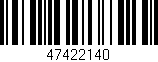 Código de barras (EAN, GTIN, SKU, ISBN): '47422140'