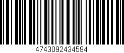 Código de barras (EAN, GTIN, SKU, ISBN): '4743092434594'