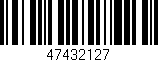 Código de barras (EAN, GTIN, SKU, ISBN): '47432127'