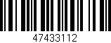 Código de barras (EAN, GTIN, SKU, ISBN): '47433112'