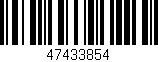 Código de barras (EAN, GTIN, SKU, ISBN): '47433854'