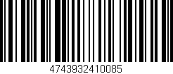Código de barras (EAN, GTIN, SKU, ISBN): '4743932410085'