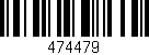 Código de barras (EAN, GTIN, SKU, ISBN): '474479'