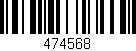 Código de barras (EAN, GTIN, SKU, ISBN): '474568'