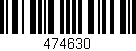 Código de barras (EAN, GTIN, SKU, ISBN): '474630'