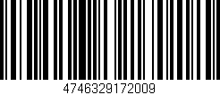 Código de barras (EAN, GTIN, SKU, ISBN): '4746329172009'