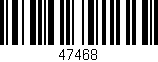 Código de barras (EAN, GTIN, SKU, ISBN): '47468'