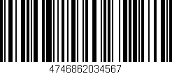 Código de barras (EAN, GTIN, SKU, ISBN): '4746862034567'