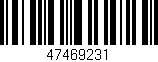 Código de barras (EAN, GTIN, SKU, ISBN): '47469231'