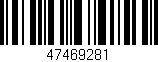 Código de barras (EAN, GTIN, SKU, ISBN): '47469281'