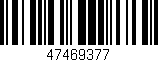Código de barras (EAN, GTIN, SKU, ISBN): '47469377'