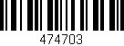 Código de barras (EAN, GTIN, SKU, ISBN): '474703'