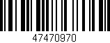 Código de barras (EAN, GTIN, SKU, ISBN): '47470970'