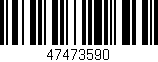 Código de barras (EAN, GTIN, SKU, ISBN): '47473590'