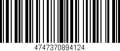 Código de barras (EAN, GTIN, SKU, ISBN): '4747370894124'