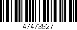 Código de barras (EAN, GTIN, SKU, ISBN): '47473927'