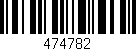 Código de barras (EAN, GTIN, SKU, ISBN): '474782'