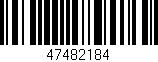 Código de barras (EAN, GTIN, SKU, ISBN): '47482184'