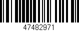 Código de barras (EAN, GTIN, SKU, ISBN): '47482971'