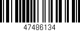 Código de barras (EAN, GTIN, SKU, ISBN): '47486134'