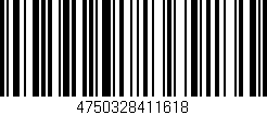 Código de barras (EAN, GTIN, SKU, ISBN): '4750328411618'