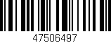 Código de barras (EAN, GTIN, SKU, ISBN): '47506497'