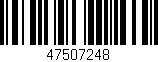 Código de barras (EAN, GTIN, SKU, ISBN): '47507248'