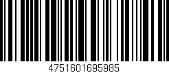 Código de barras (EAN, GTIN, SKU, ISBN): '4751601695985'