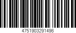 Código de barras (EAN, GTIN, SKU, ISBN): '4751903291496'