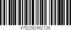 Código de barras (EAN, GTIN, SKU, ISBN): '4752292462139'