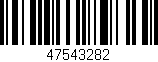 Código de barras (EAN, GTIN, SKU, ISBN): '47543282'