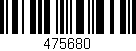 Código de barras (EAN, GTIN, SKU, ISBN): '475680'