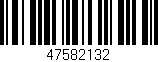 Código de barras (EAN, GTIN, SKU, ISBN): '47582132'