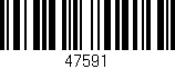Código de barras (EAN, GTIN, SKU, ISBN): '47591'