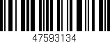 Código de barras (EAN, GTIN, SKU, ISBN): '47593134'