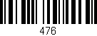 Código de barras (EAN, GTIN, SKU, ISBN): '476'