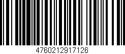 Código de barras (EAN, GTIN, SKU, ISBN): '4760212917126'