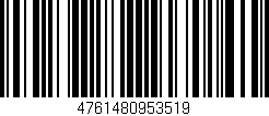 Código de barras (EAN, GTIN, SKU, ISBN): '4761480953519'