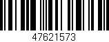 Código de barras (EAN, GTIN, SKU, ISBN): '47621573'