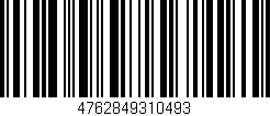 Código de barras (EAN, GTIN, SKU, ISBN): '4762849310493'