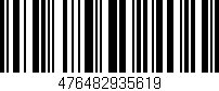Código de barras (EAN, GTIN, SKU, ISBN): '476482935619'