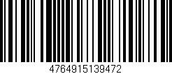 Código de barras (EAN, GTIN, SKU, ISBN): '4764915139472'