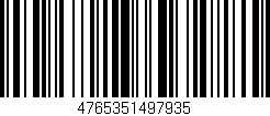 Código de barras (EAN, GTIN, SKU, ISBN): '4765351497935'