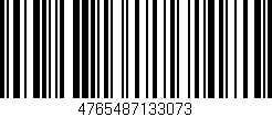 Código de barras (EAN, GTIN, SKU, ISBN): '4765487133073'