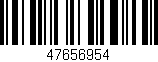 Código de barras (EAN, GTIN, SKU, ISBN): '47656954'