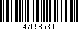 Código de barras (EAN, GTIN, SKU, ISBN): '47658530'