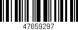 Código de barras (EAN, GTIN, SKU, ISBN): '47659297'