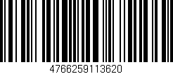 Código de barras (EAN, GTIN, SKU, ISBN): '4766259113620'